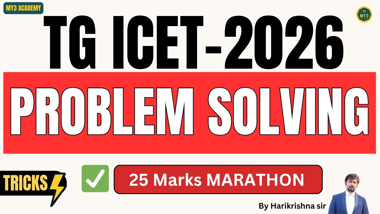TG-ICET 2026 Analytical Ability Revision 🚀 Most Important Reasoning Topics #1million #icet2026