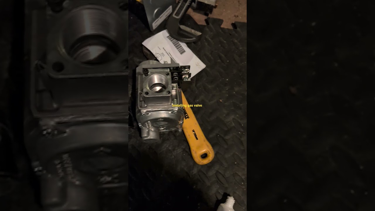 How to install gas valve 