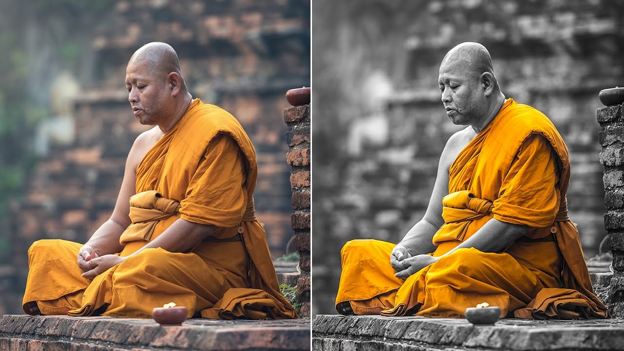 Selective Area Color Splash Effect - Photoshop Tutorial [Photoshopdesire.com]