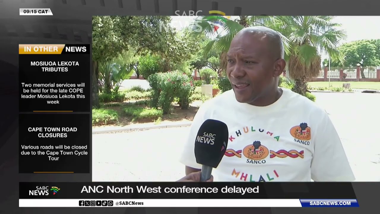 ANC North West conference delayed