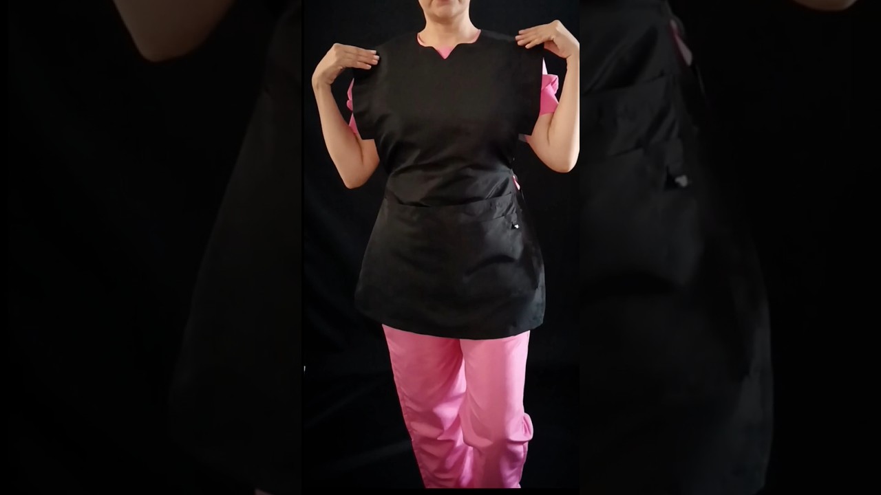 Delantal antifluido Adqui&eacute;relo en www.vepsatex.com #uniformes #antifluido #esteticista #peluquera