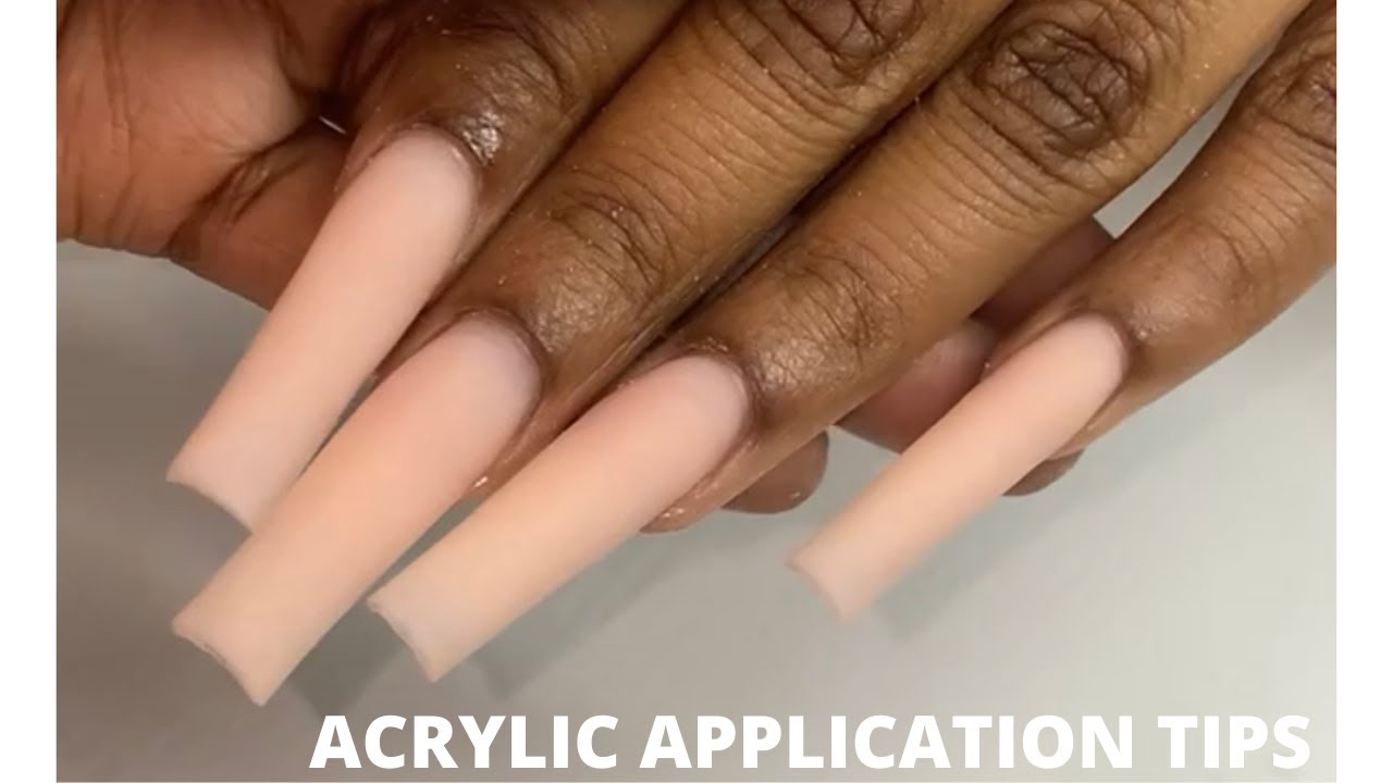 How To Do Acrylic Application Tips (Part 1)| The BEST application technique | Clarissa Ama