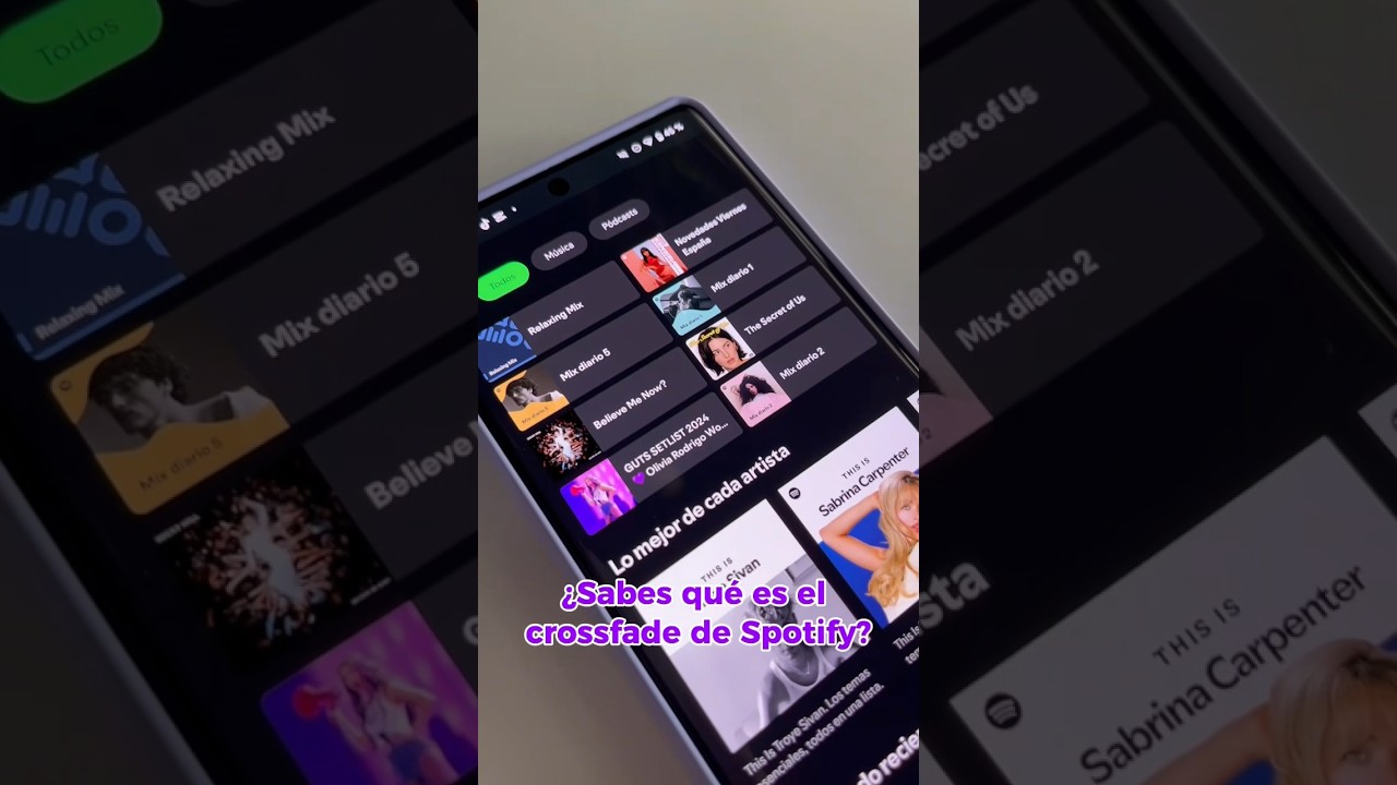 Te enseñamos a activar el crossfade de Spotify para que tus canciones se mezclen automáticamente. 🎶