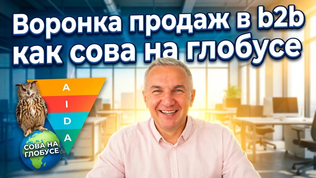 Воронка продаж как сова на глобусе. 3 ошибки воронки продаж в b2b отделе продаж