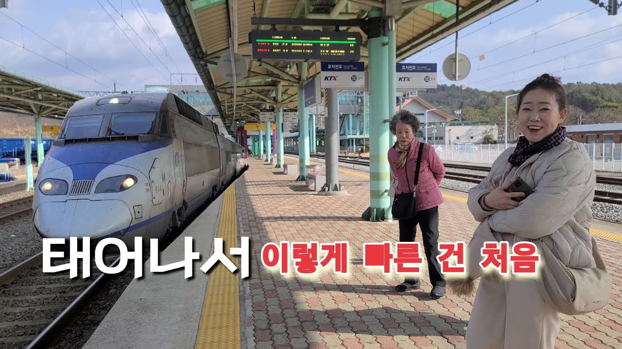 생전첨타보는 고속열차 멀미는 안하려나