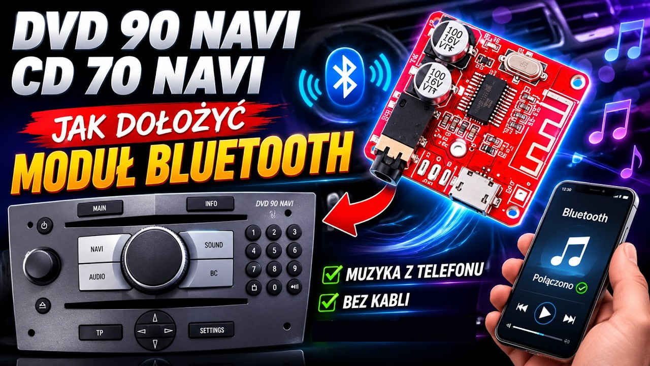 DVD90Navi / CD70Navi Bluetooth - Jak dołożyć moduł BT
