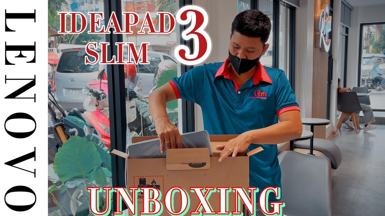 Unboxing IdeaPad Slim 3i 12th Gen, Intel Core i3 1215U Color Grey #unboxingvideo #lenovo #Ideapad3