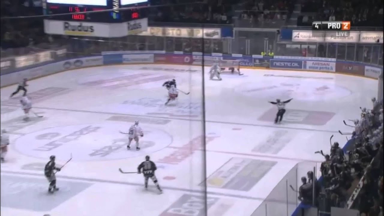 Oulun Kärpät Suomen mestari 2015  - voittomaali
