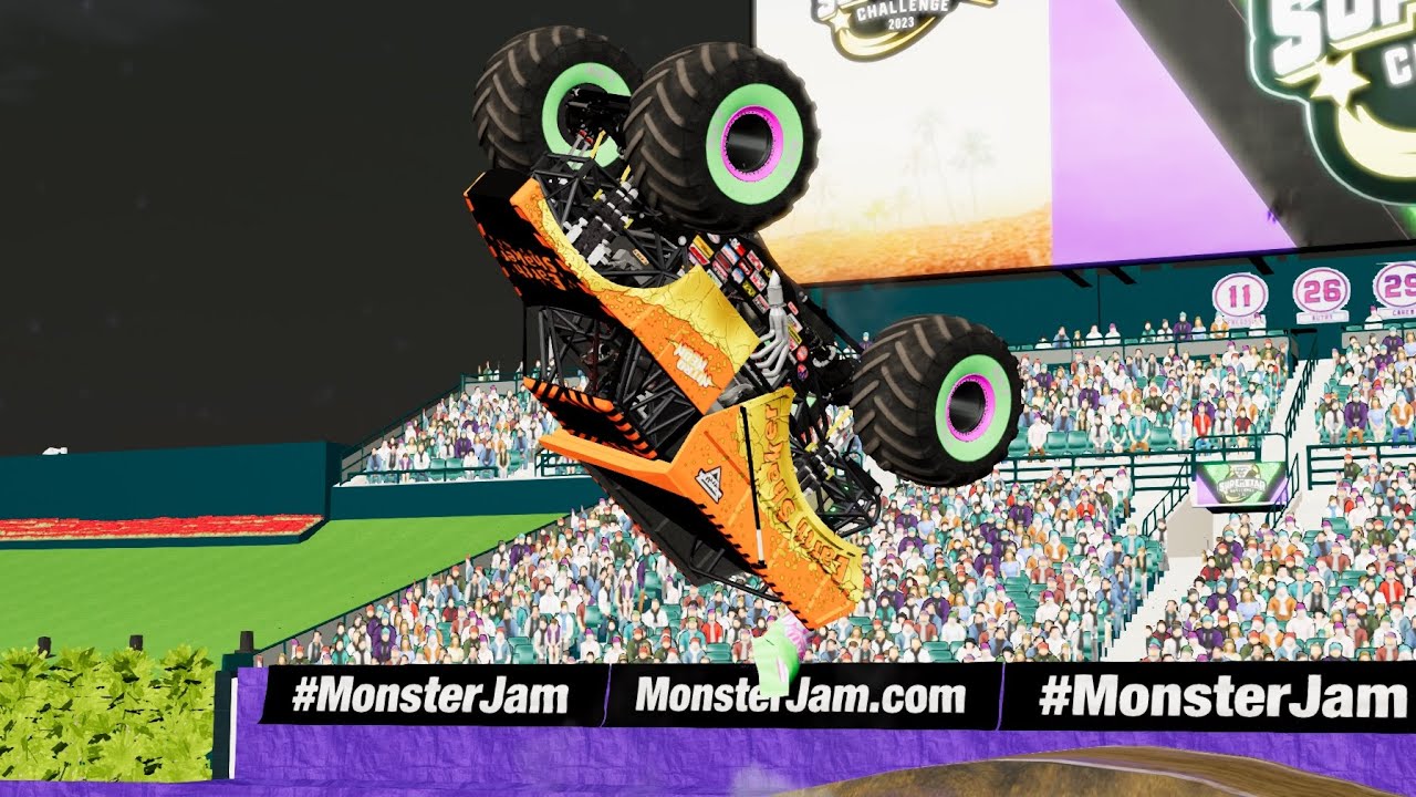 EARTH SHAKER Monster Truck Freestyle | Anaheim, CA Superstar Challenge | BeamNG.drive Monster Jam