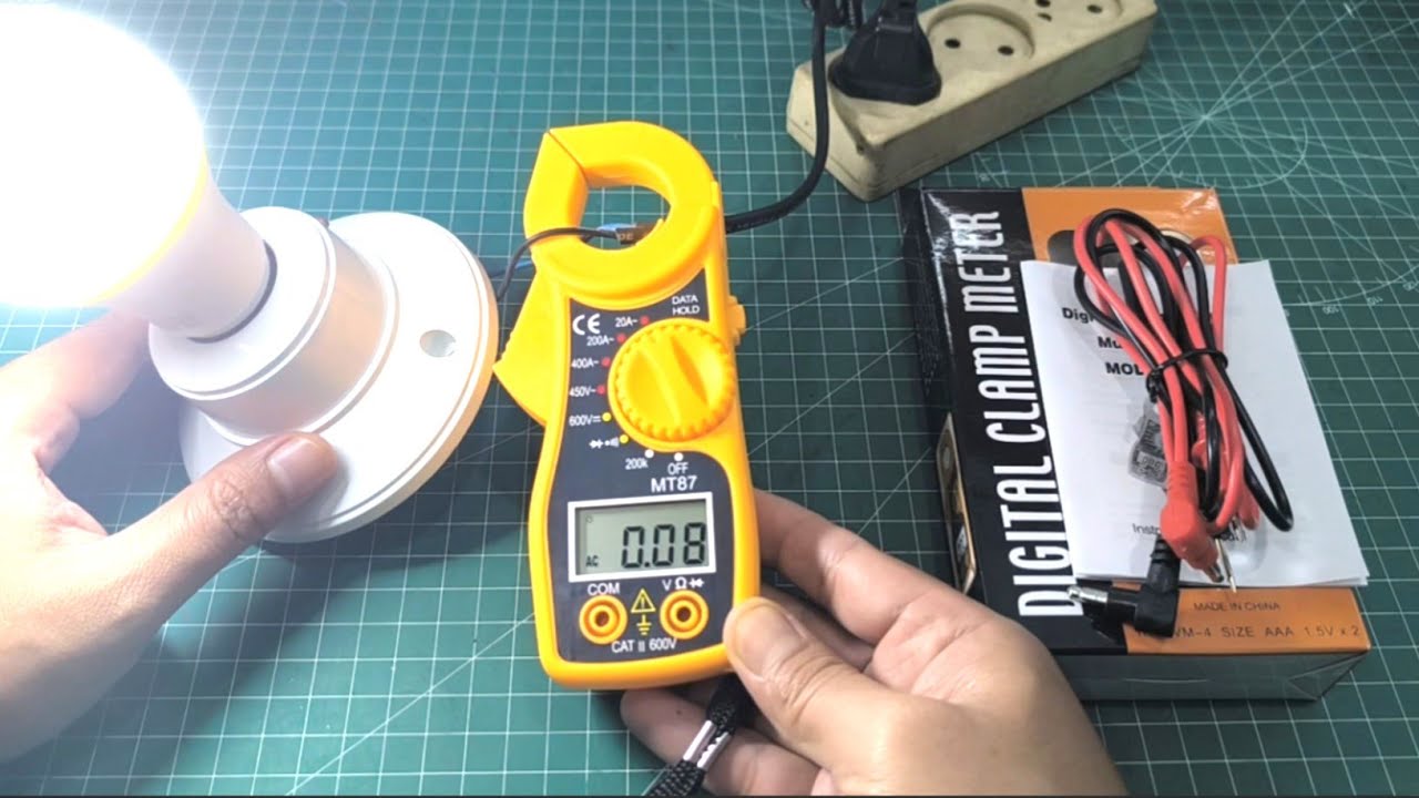 Cara Menggunakan Tang Ampere MT87 || Digital Clamp Meter MT87