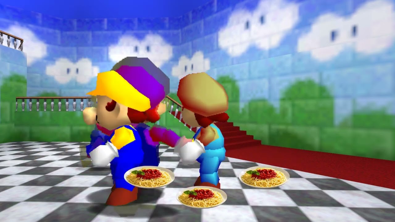sm64 bloopers: Mario Takes Over D.P.'s Channel