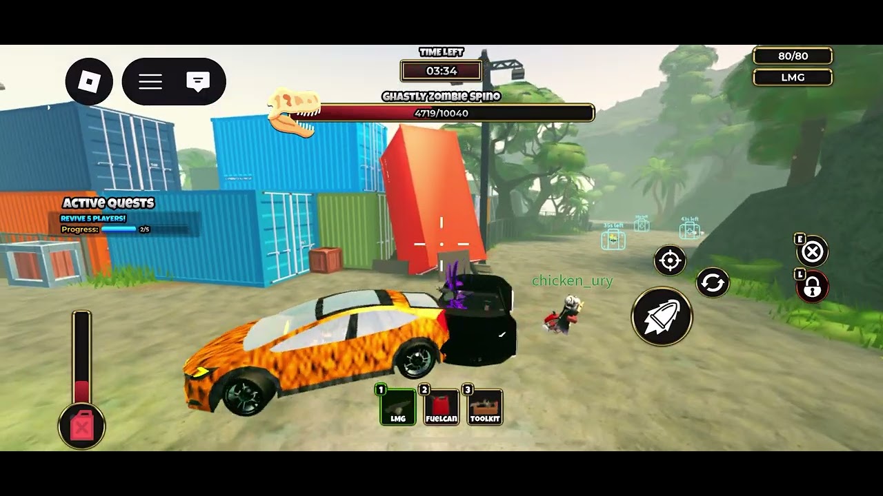 Playing with @Trikes_horn @Chickenblox_Youtube @Brimstone-d3v 