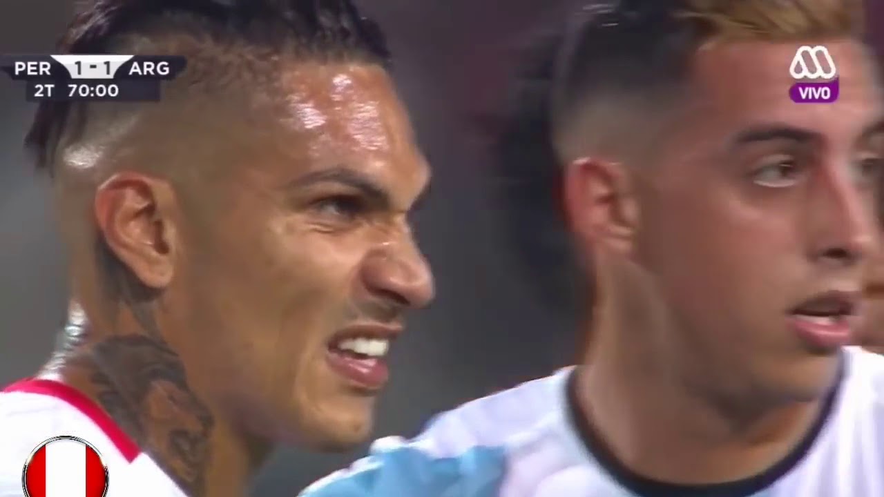 Cuando PAOLO bailó y superó a un Argentino Perú 2 Argentina 2 fecha 9  Rusia 2018 PAOLO GUERRERO