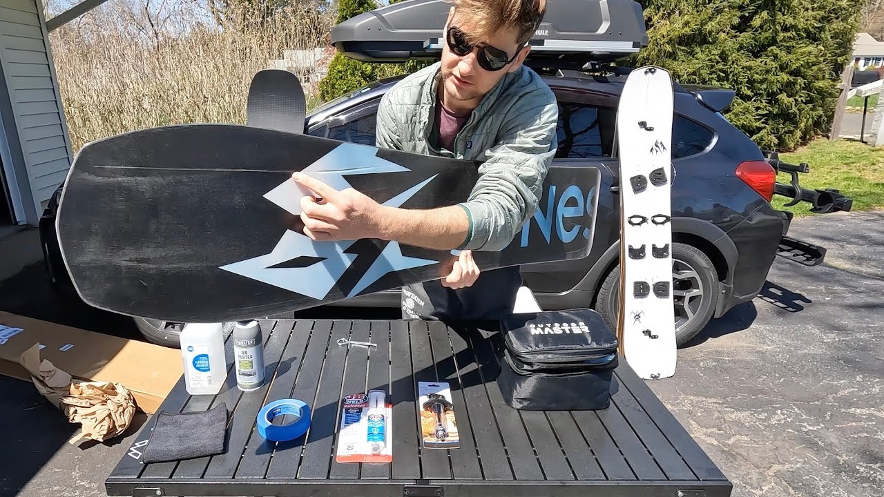 DIY Snowboard Repair (Part 1) - Core Shots, Delam, Prep, & Epoxy