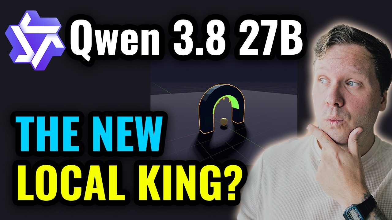 Первые тесты Qwen 3.8 27B &mdash; локальный LLM с 16 ГБ ОЗУ