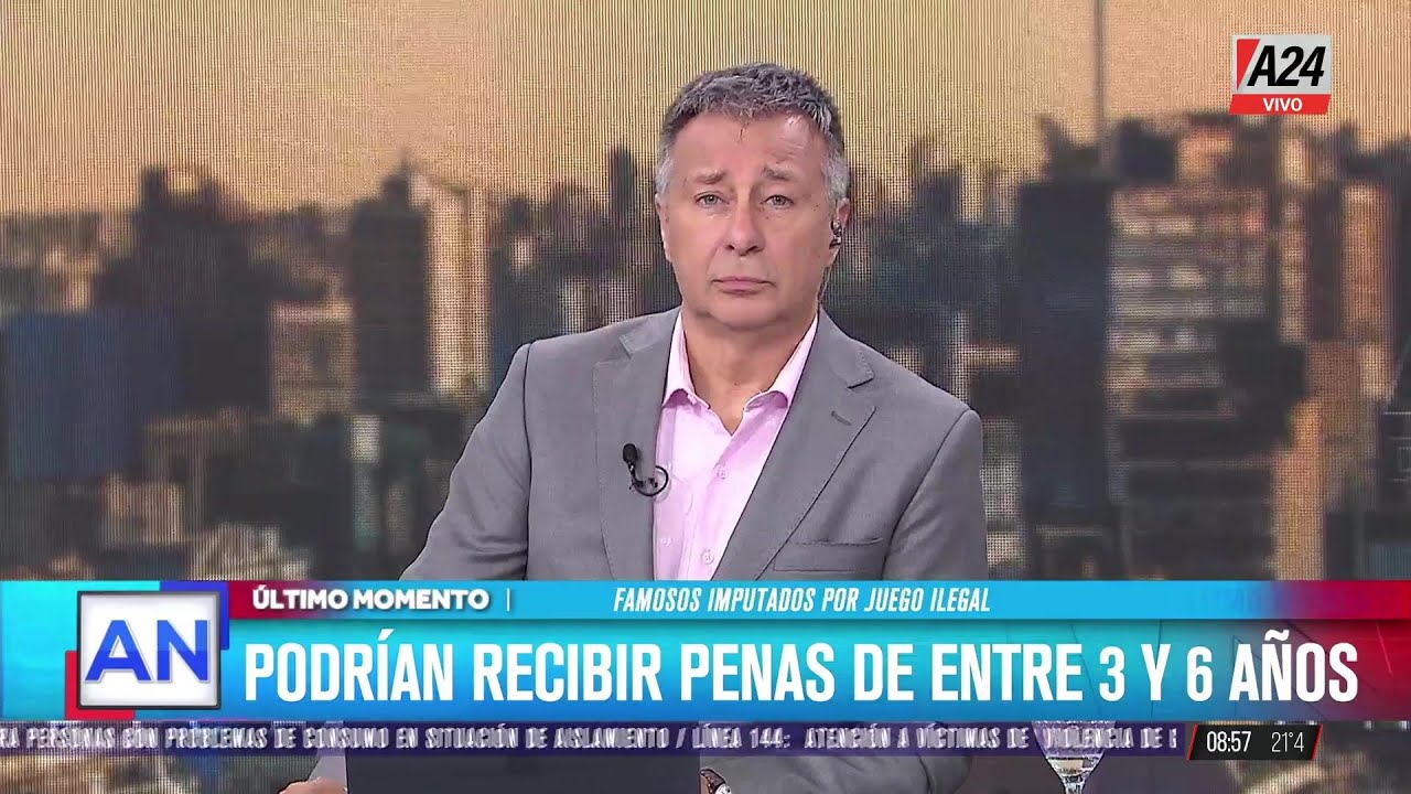 Escándalo de juego ilegal: famosos imputados en un megaoperativo