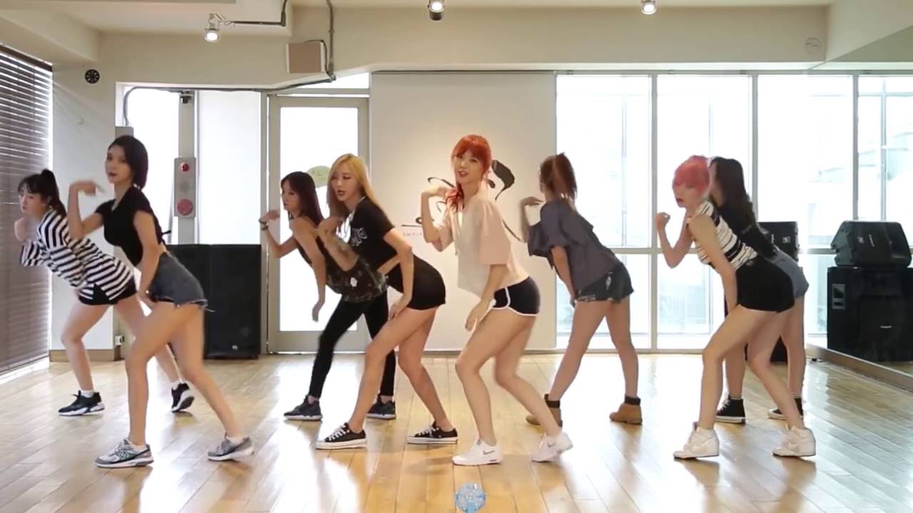 9MUSES A - Lip 2 Lip - mirrored dance practice video - 나인뮤지스 A 입술에 입술 안무 연습영상