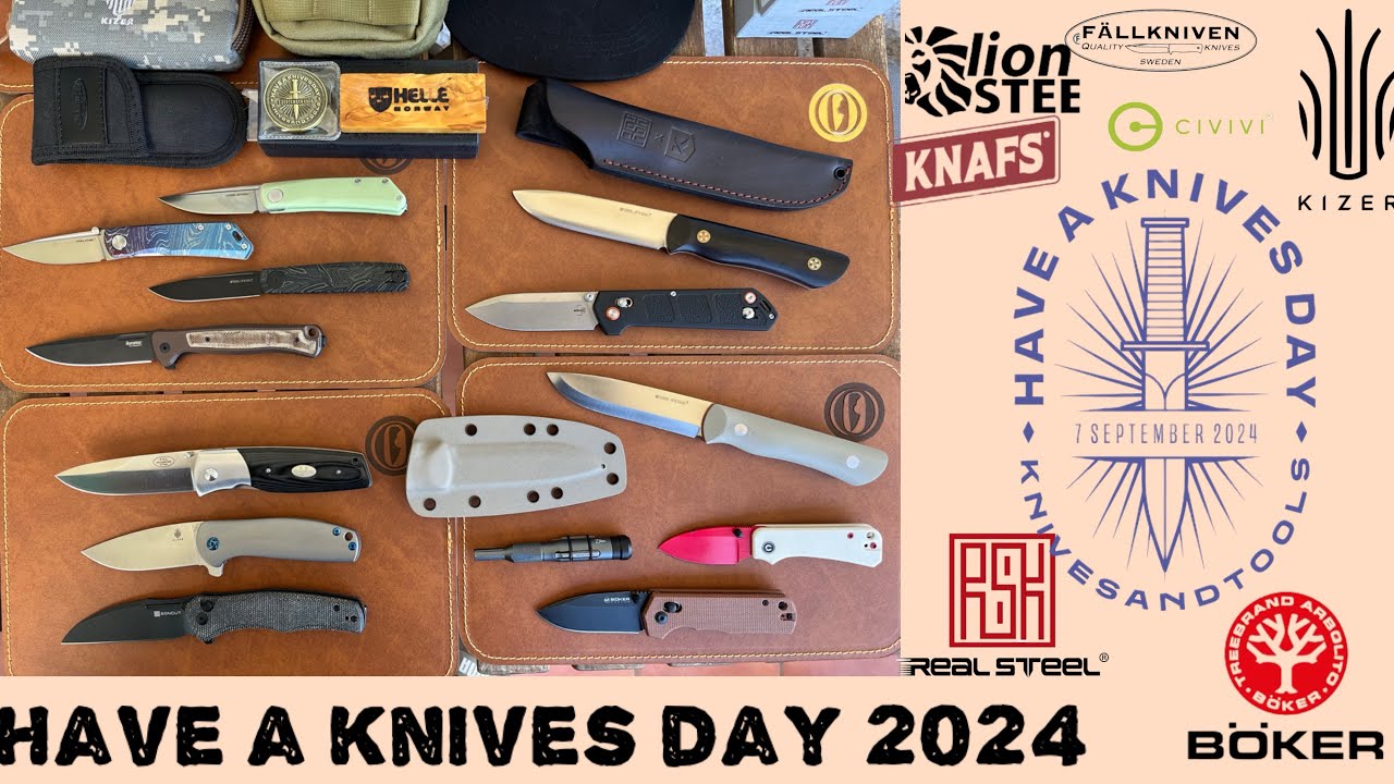 Los filos que compré en la feria de Holanda #haveaknivesday #knivesandtools #knifeshow