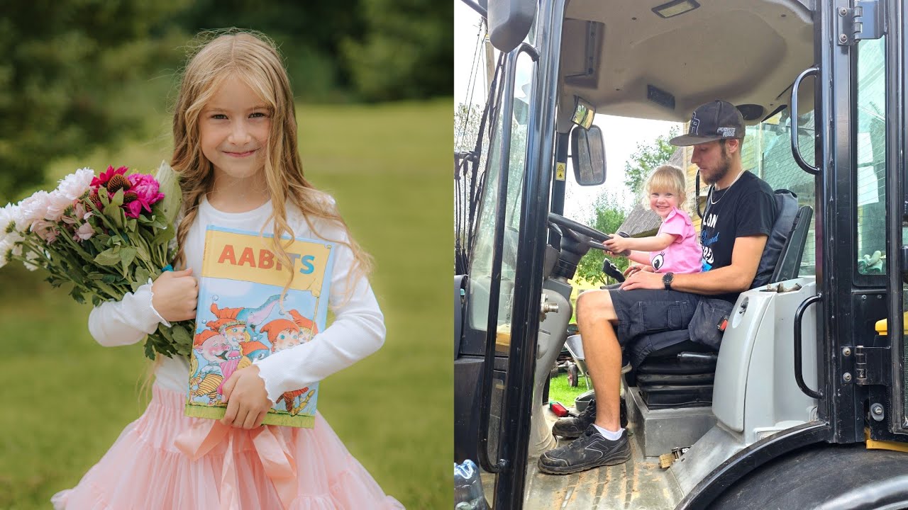 Lunaly l&auml;ks 1.klassi & kaevasime maja juures 🚜
