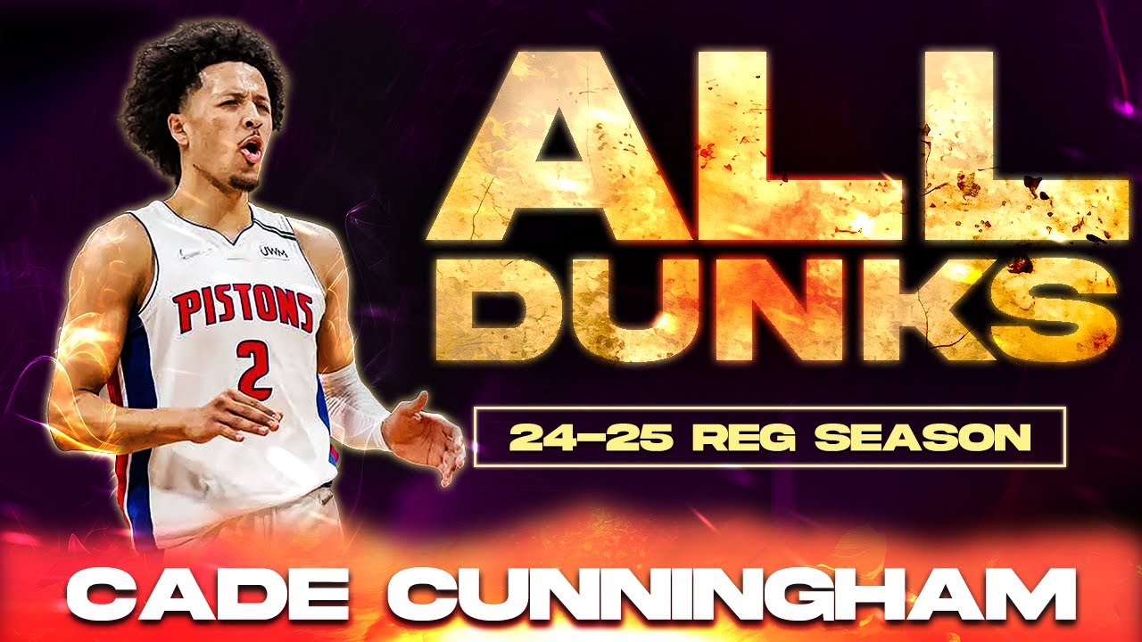 ALL DUNKS | Cade Cunningham&acute;s 2025 Season 🔥 Every Dunk!