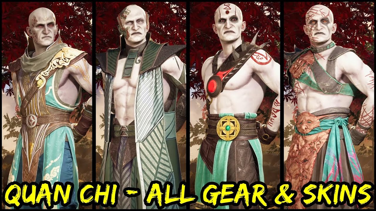 Quan Chi Showcase - All Gear & Skins (Definitive Edition) - Mortal Kombat 1