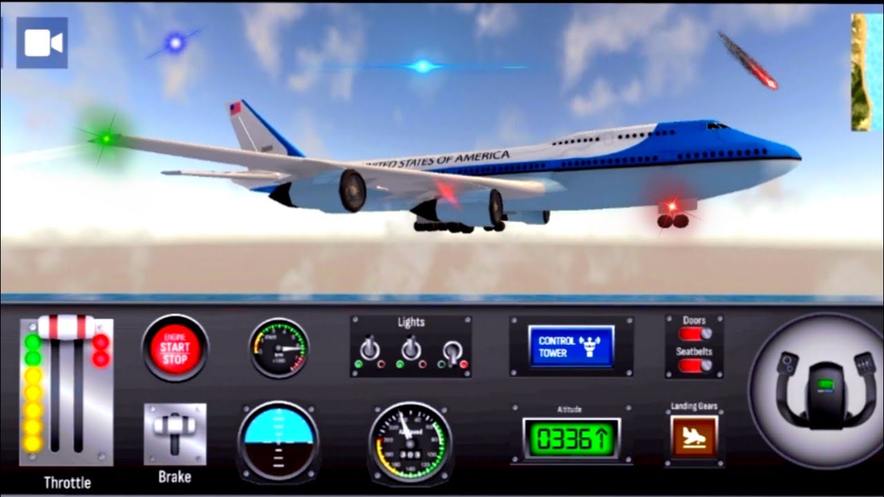 BOEING 747 AIRPLANE ✈️ PILOT TAKEOFF TIME CRASH IN CITY AIRPORT MISSION COMPLETE ✅