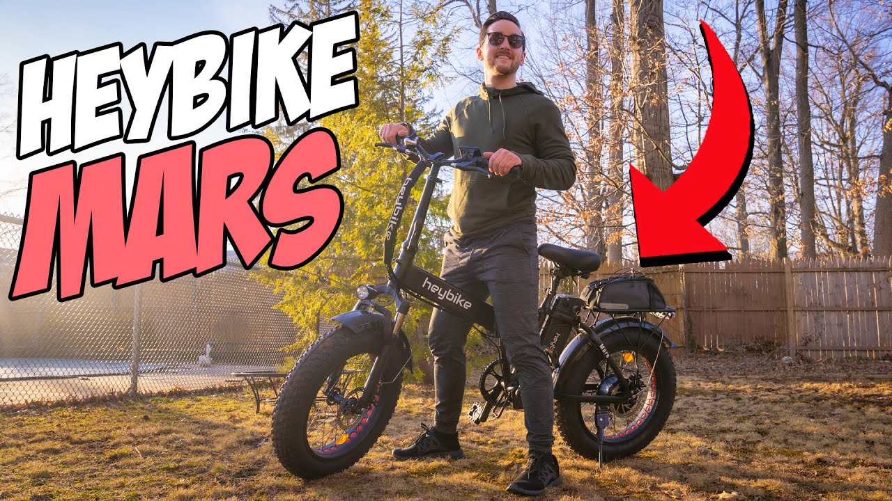 The BEST FOLDING Fat Tire Electric Bike Money Can Buy? Heybike Mars E-Bike Review | Raymond Strazdas