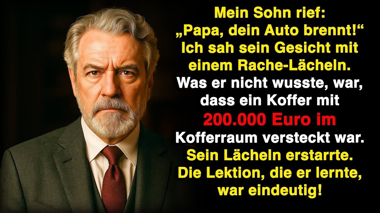 Mein Sohn setzte mein Auto in Brand, weil ich es ihm nicht geliehen hatte! „Papa, dein Auto brennt!“
