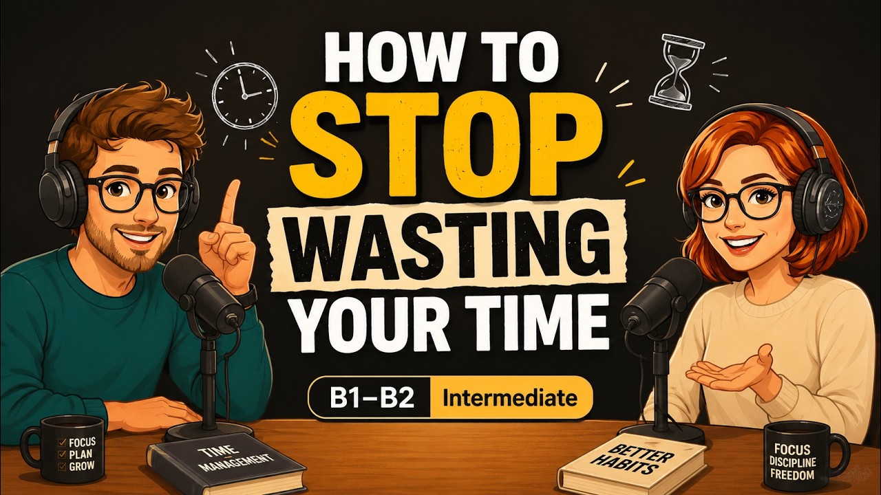 Stop Wasting Your Time and Start Taking Control | English Listening Practice (B1&ndash;B2)