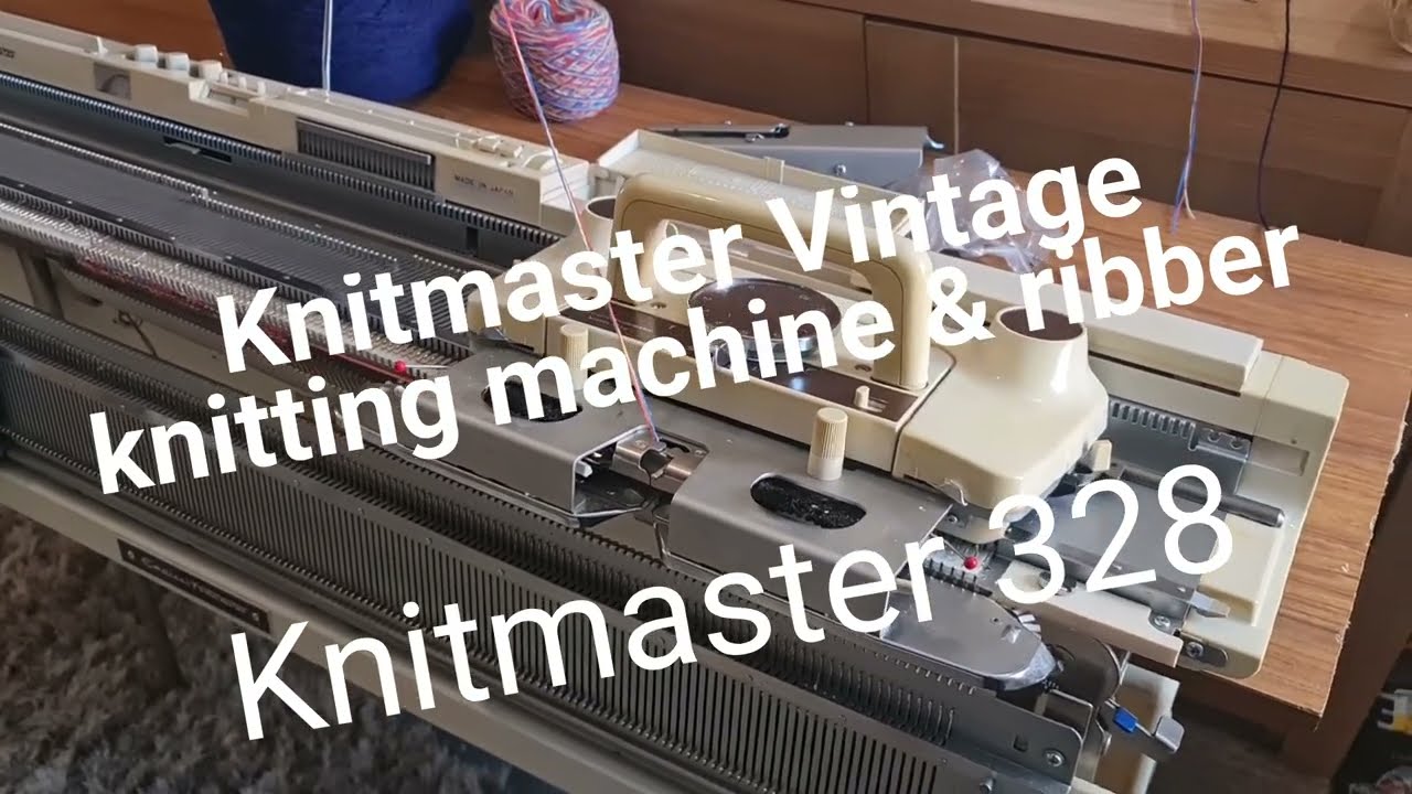 Обзор винтажной вязальной машины Knitmaster 328 и беседа со Скарлет Пит