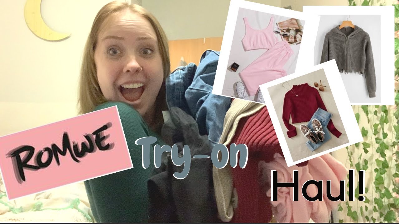 ROMWE TRY ON HAUL!!!!// FIRST IMPRESSIONS!!!