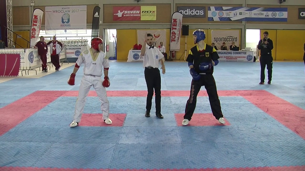 Davide Colla v Dominik Meyer WAKO European Championships 2016