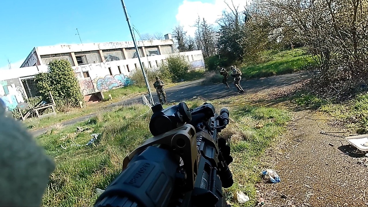 Airsoft : OP Solitaire (HK416 x EShooter Flare Smoky BT)