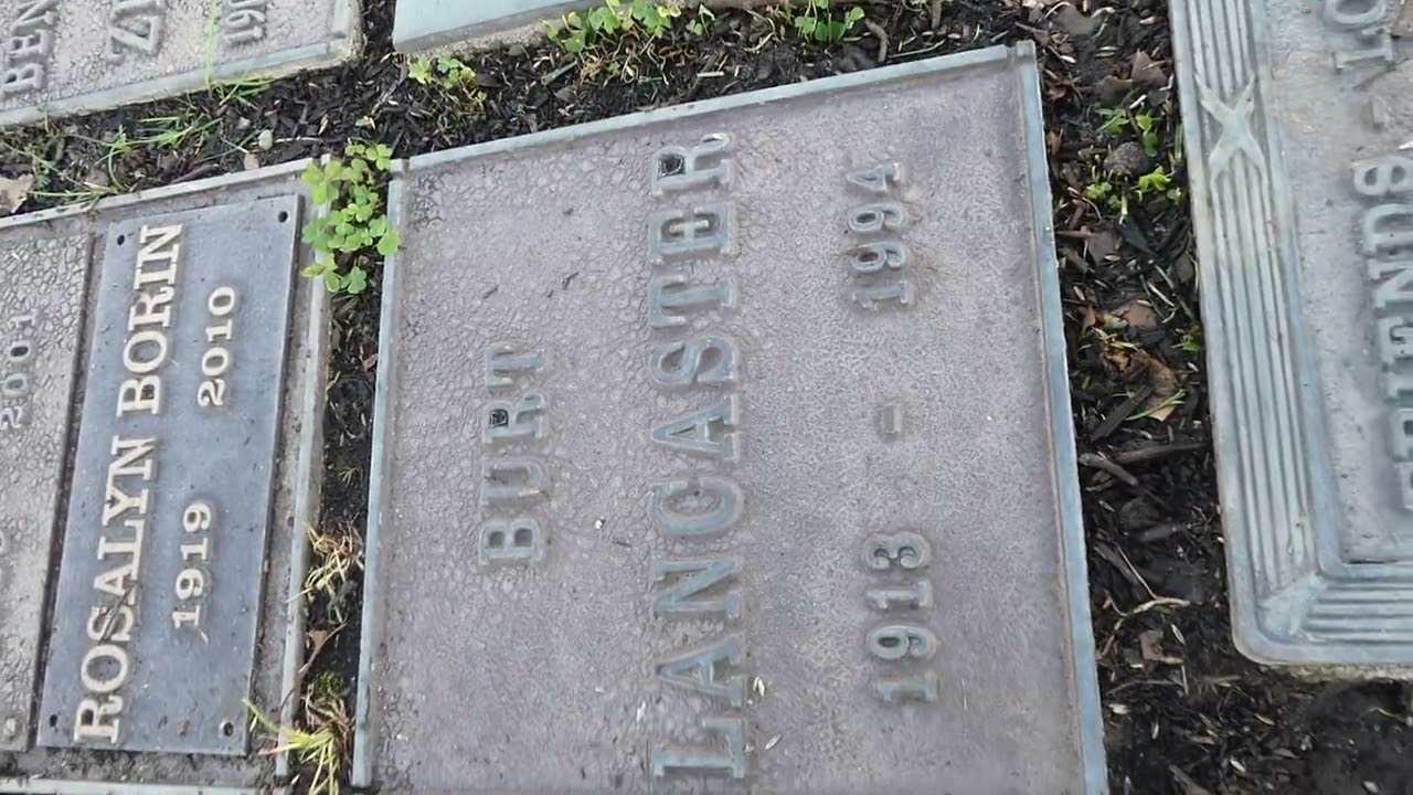 Actor Moviestar Burt Lancaster Grave Westwood Los Angeles California USA January 23, 2026