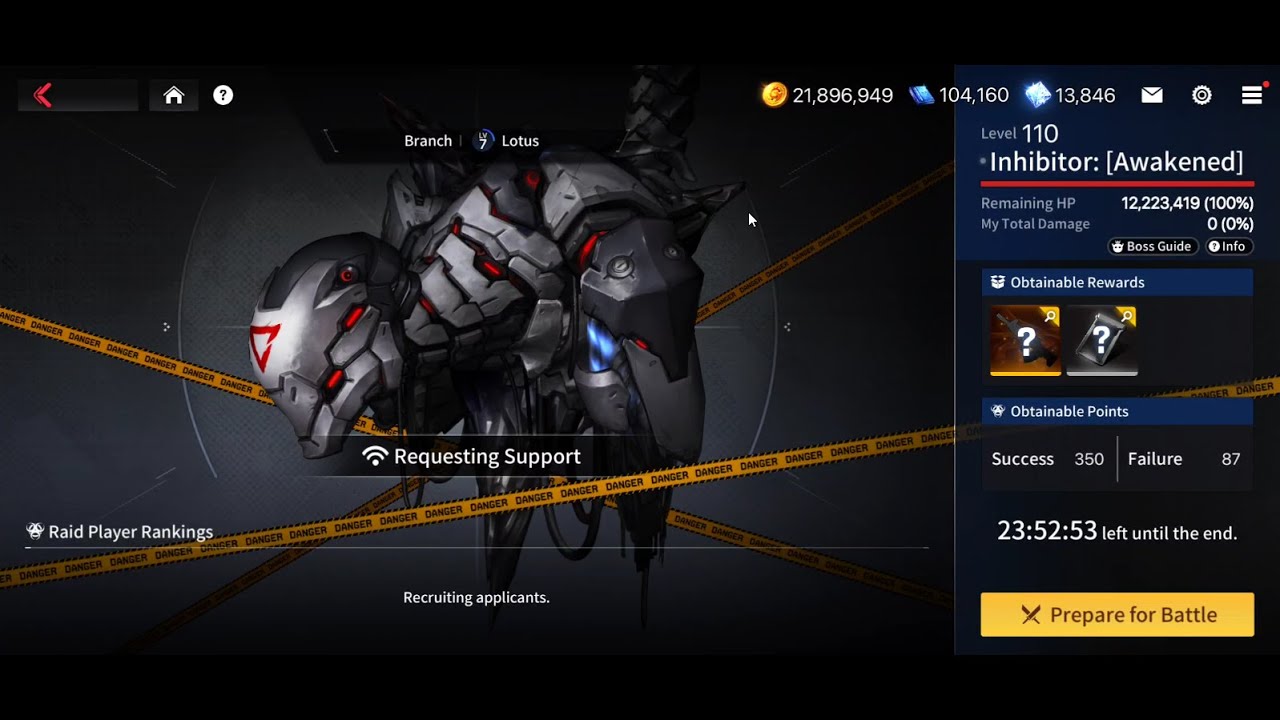 Counter:Side - Global - Level 110 Inhibitor - Joo Shiyoon method