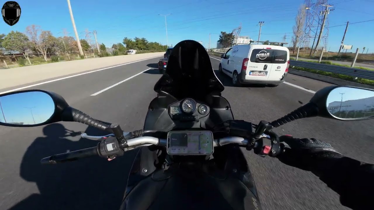 Sunny Morning Ride to Kapandriti – Yamaha TDM 900 POV | Akrapovic Sound • 4K