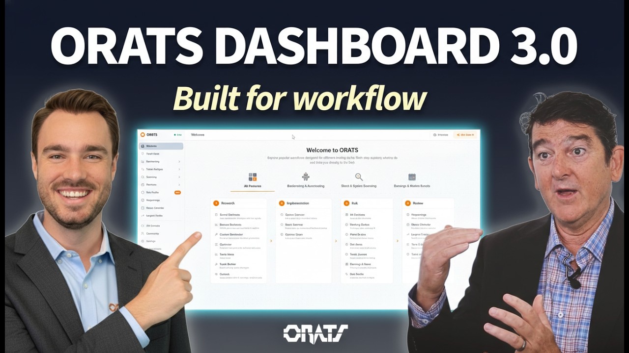 ORATS Dashboard 3.0 - Advanced custom backtesting, autotrading, and more! | Driven By Data Ep. 117