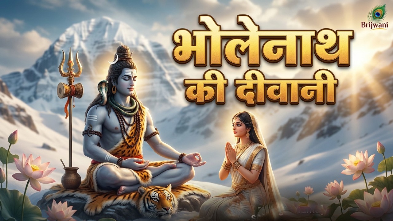 सोमवार सुबह शिव भोलेनाथ का बहुत मीठा भजन :भोलेनाथ की दीवानी गौरा रानी लागे:Bholenath  Ki Deewani
