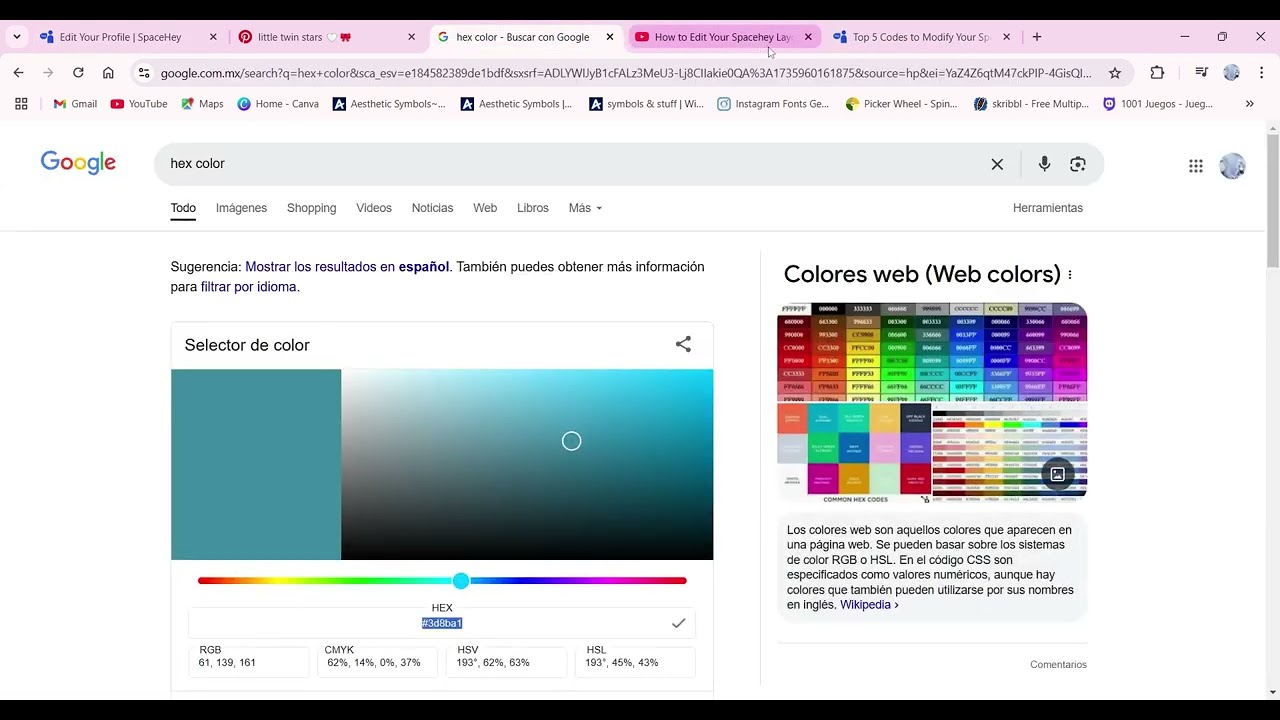 HOW TO: Add a bg to your header and nav bar + change the color of the text in your spacehey profile!