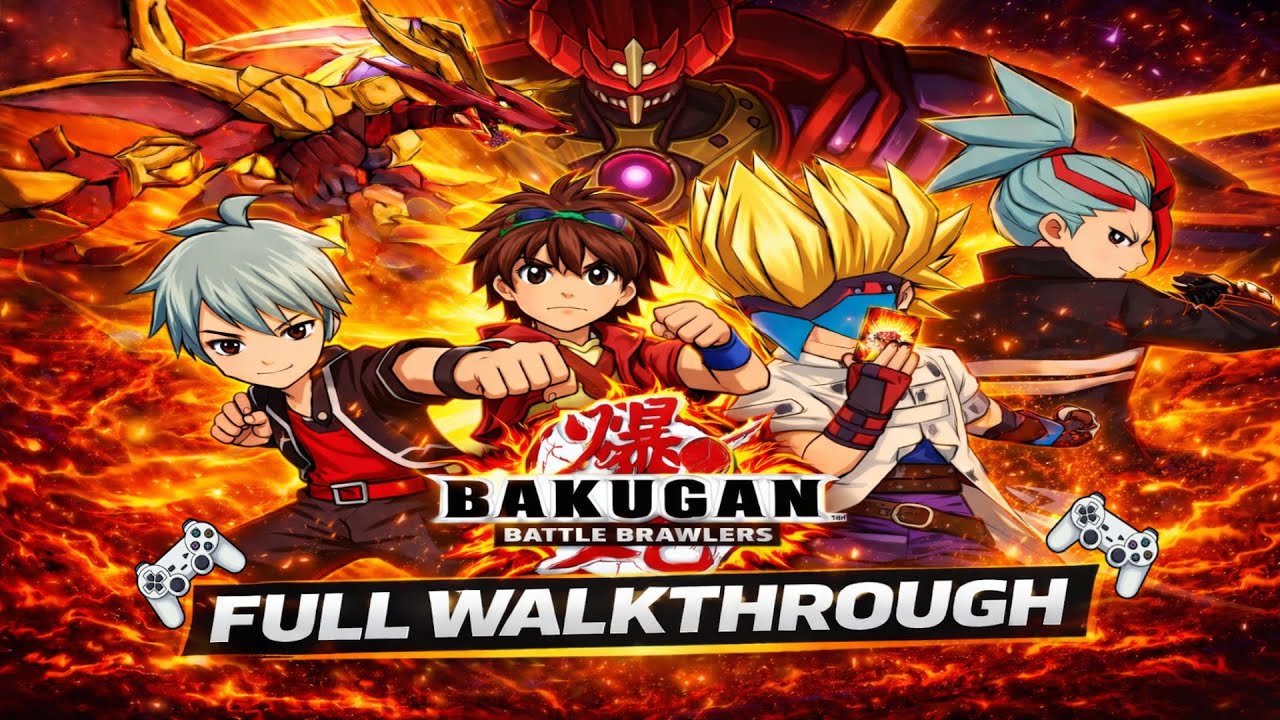BAKUGAN BATTLE BRAWLERS (PS2) - Full Game Walkthrough