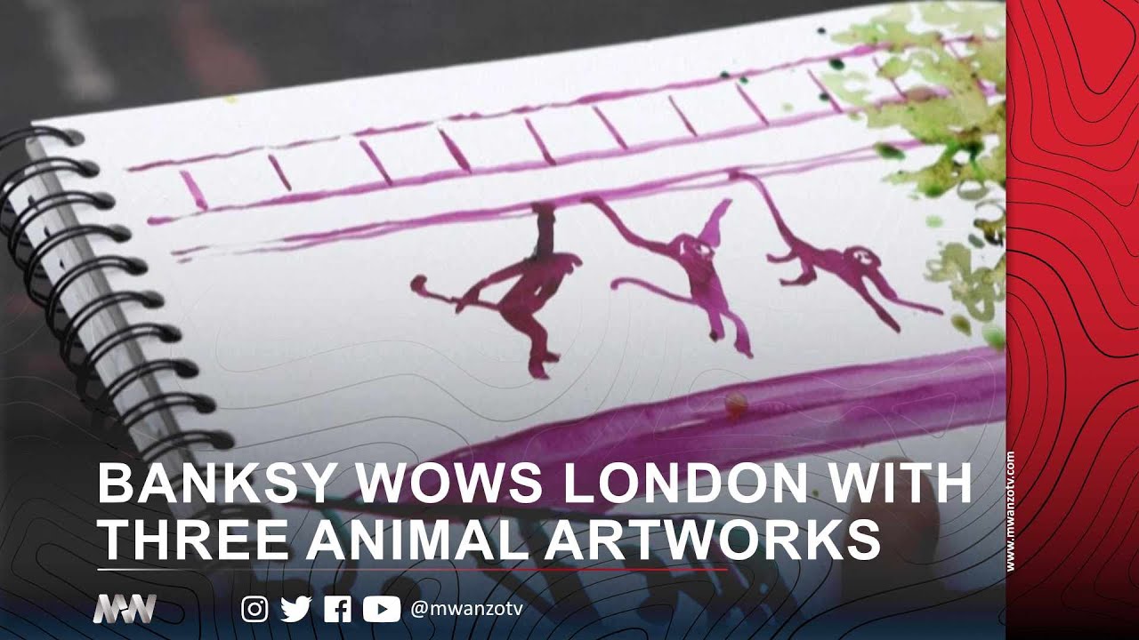 BANKSY WOWS LONDON WITH THREE ANIMAL ARTWORK