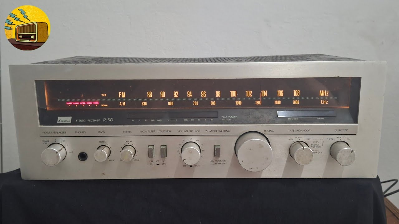 VEJA Como Consertar Receiver Sansui R-50 estilo TROCADOR DE PEÇAS 