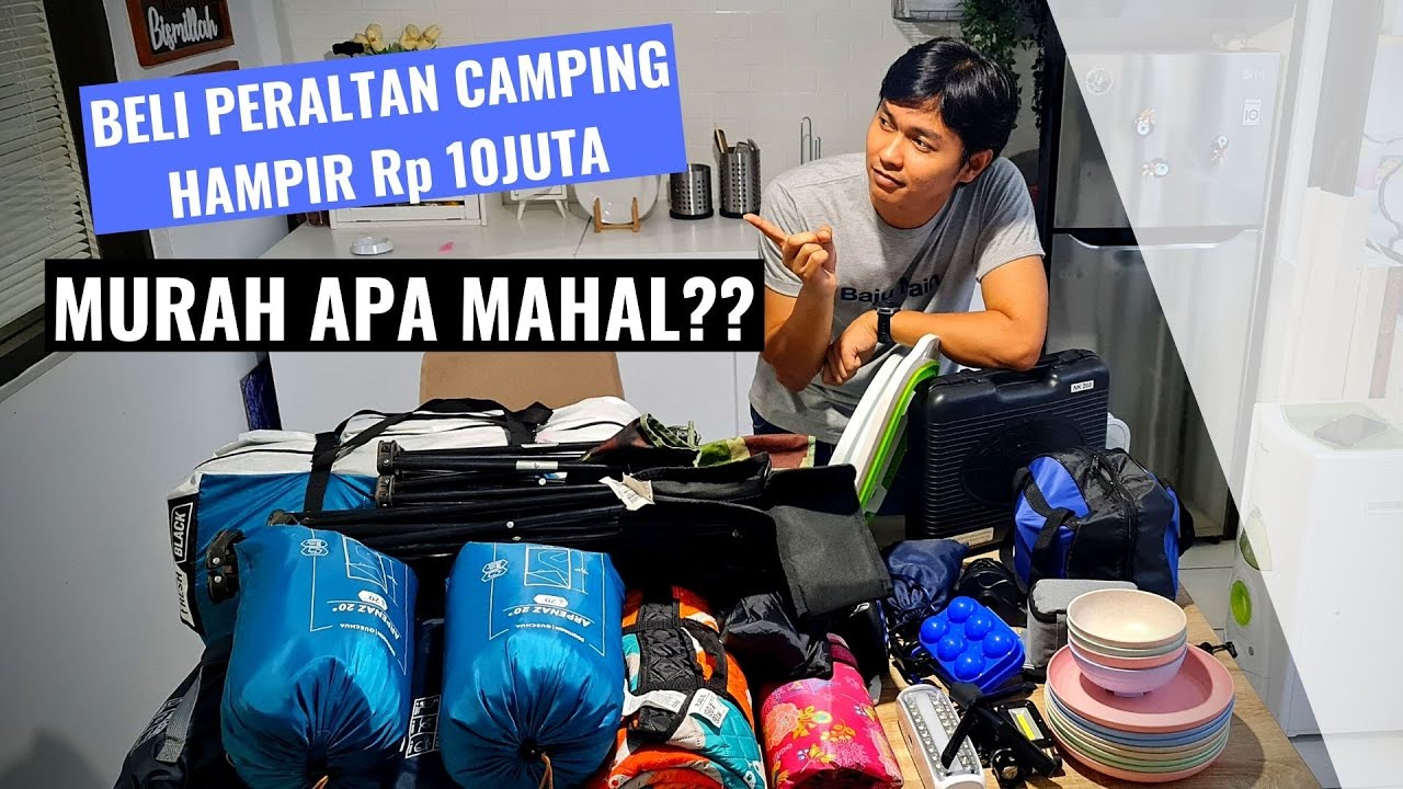Peralatan Camping keluarga untuk pemula | Review & Harga | Murah Apa Mahal?? Camping apa Glamping??