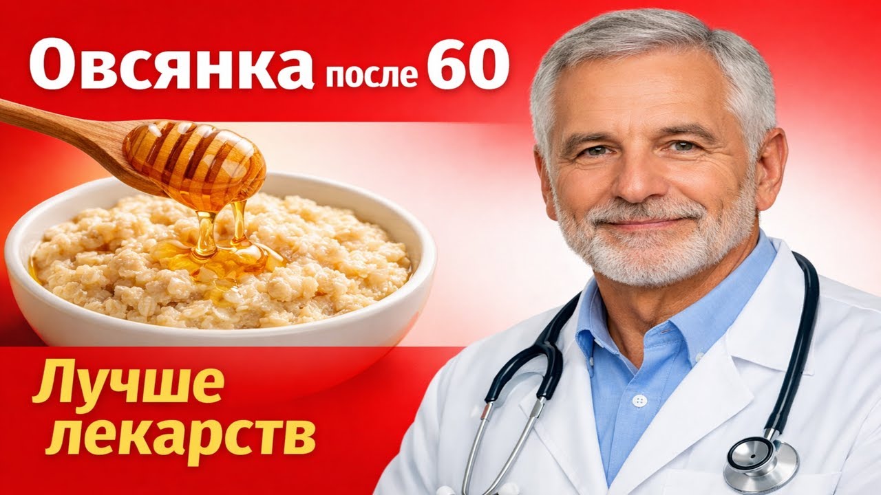 ОВСЯНКА ПОСЛЕ 60 — ПОЧЕМУ ОНА РАБОТАЕТ ЛУЧШЕ ЛЕКАРСТВ 🥣