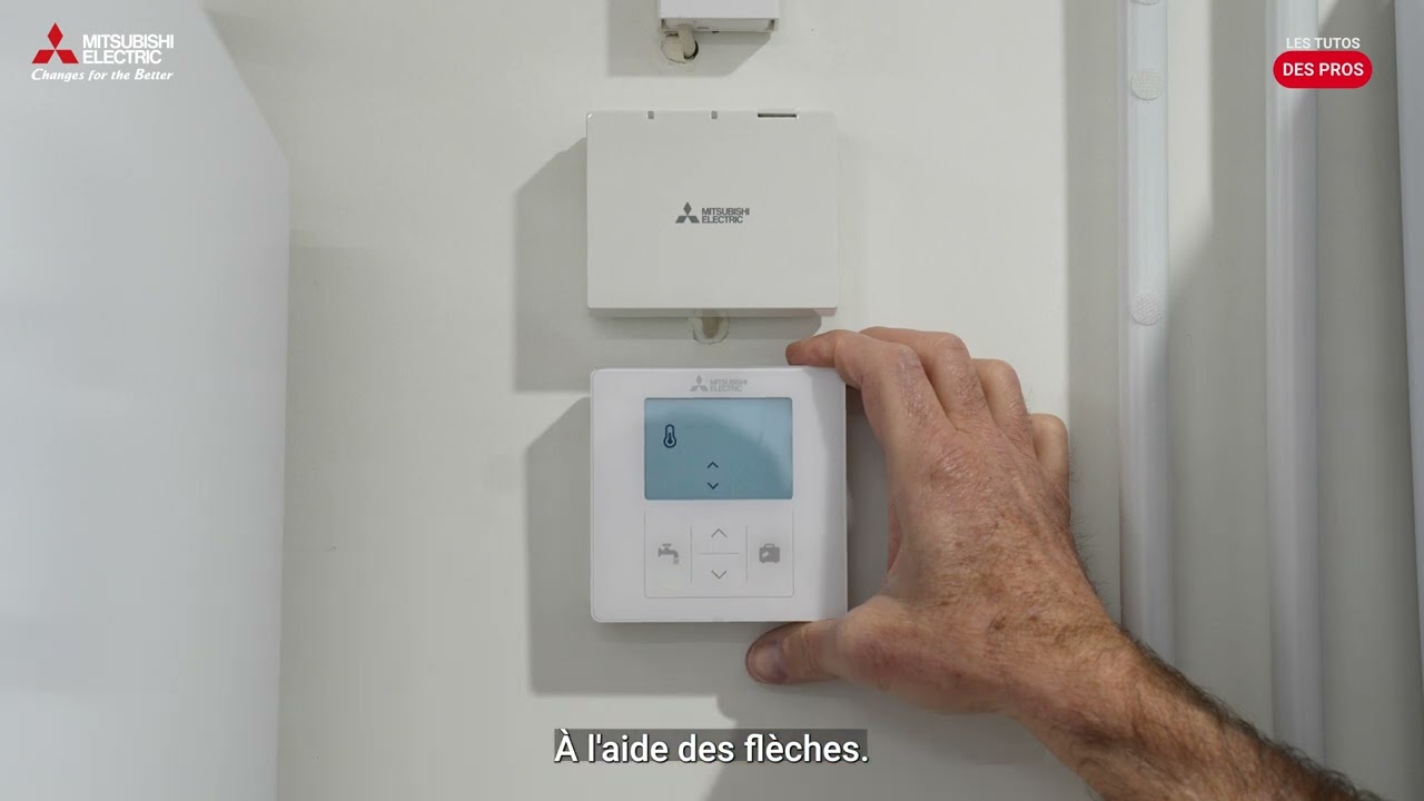 Tuto Jumelage télécommande radio PAR WT60 sur une pompe à chaleur ECODAN Mitsubishi Electric !