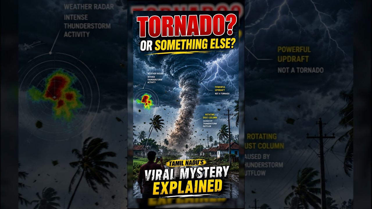 🌪️ Tornado in Tamil Nadu? Mystery Vortex Stuns Thoothukudi!