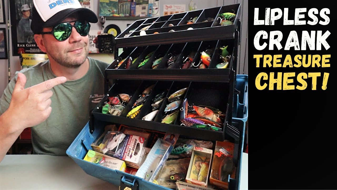 TACKLE BOX packed with DISCONTINUED & RARE lipless crankbaits.