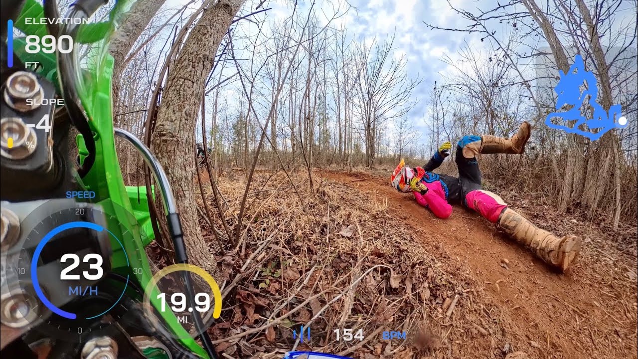 Woods and moto at DPG Compound in Kings Mountain, NC 