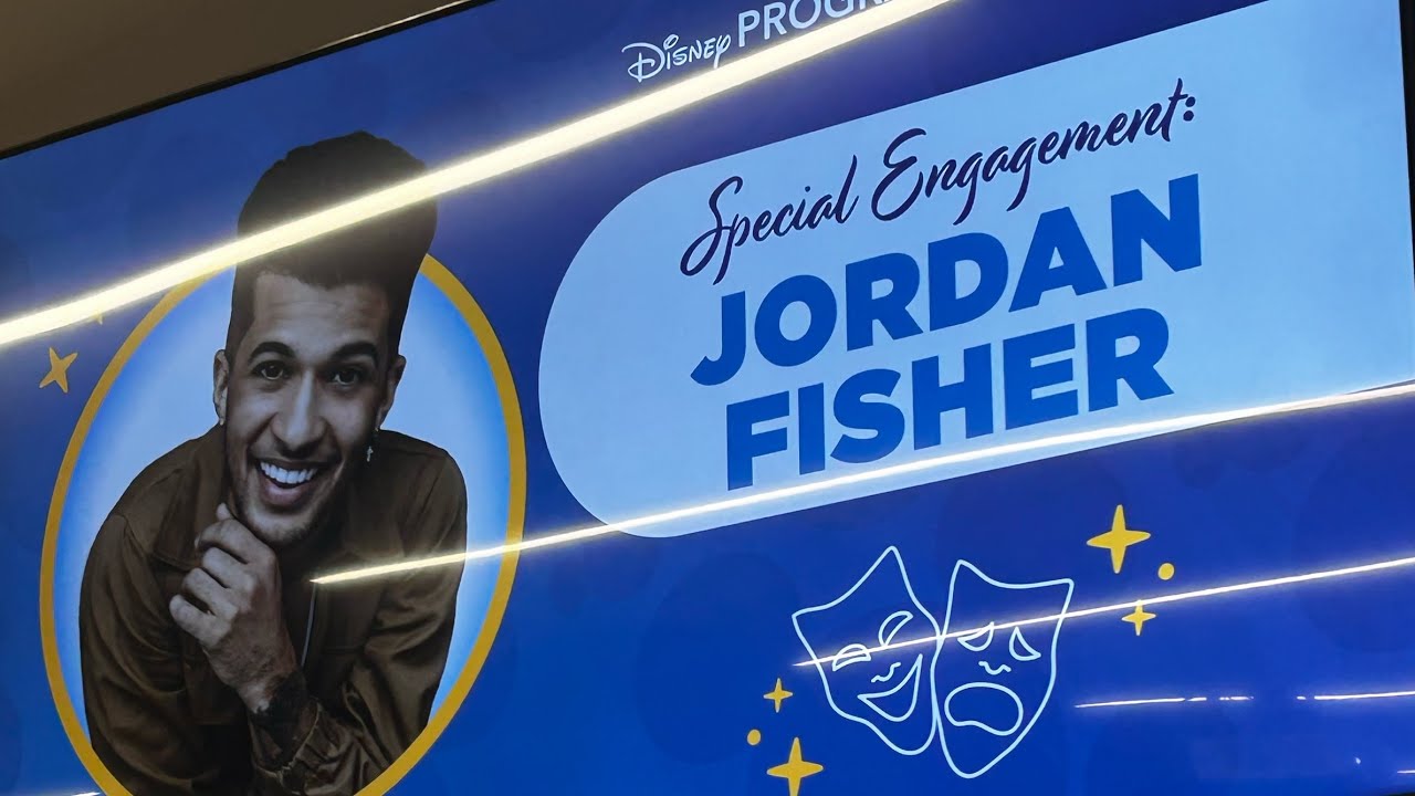 Disney program:Jordan Fisher the man himself engagement highlight & bonus song from firework 7/24/25