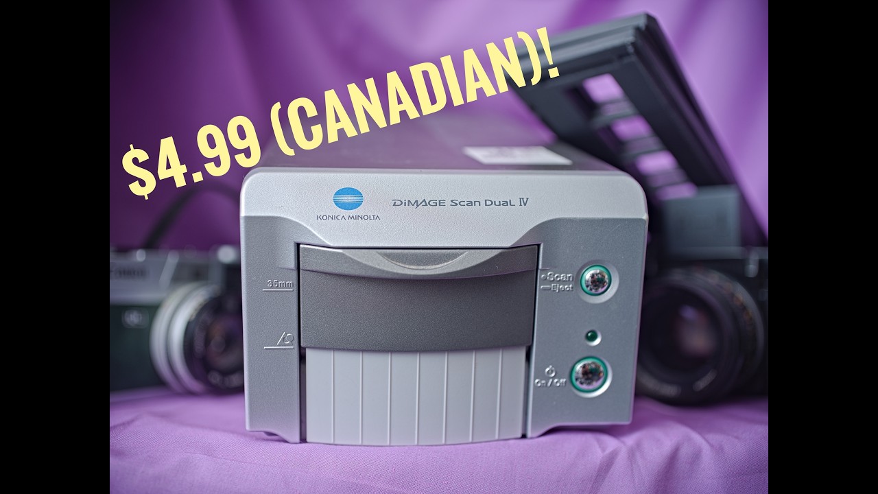 Мой пленочный сканер за 5 долларов, купленный в комиссионном магазине.